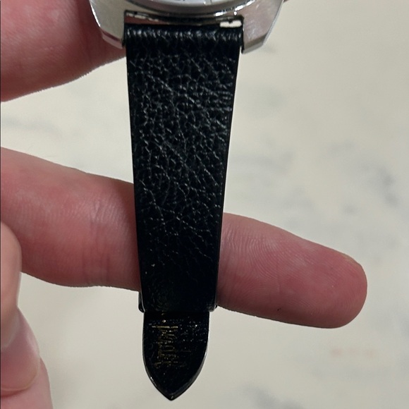 Vintage 1970’s Timex Electric Dynabeat Black and Silver Watch - Picture 8 of 11